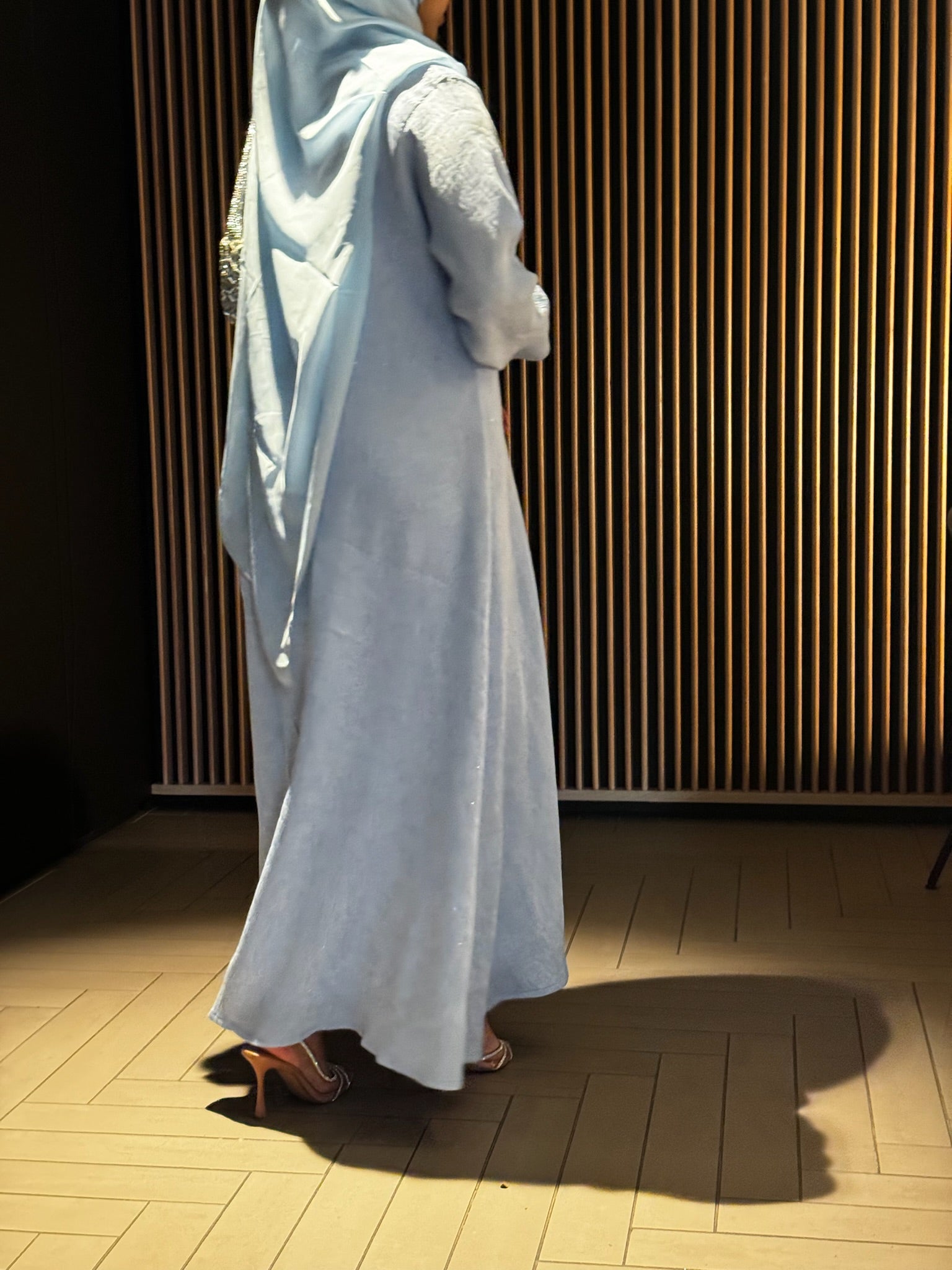 Baby Blue Abaya Blazer